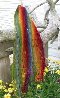 Fishtail Scarf by Lucy Neatby