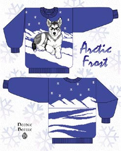 Needle Beetle Sweater Pattern Arctic Frost The Siberian Husky