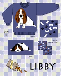 Needle Beetle Sweater Pattern Libby The Bassett Hound