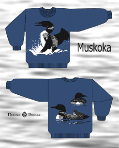 Needle Beetle Muskoka Loon Sweater Pattern