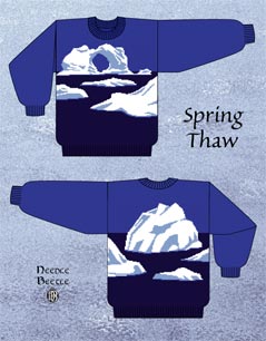 Needle Beetle Sweater Pattern Spring Thaw