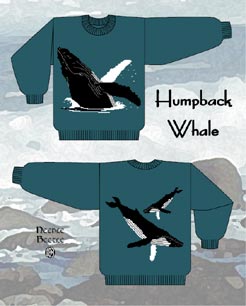 Needle Beetle Humpback Whale Sweater Pattern