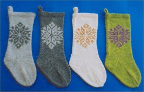 Ann Norling Snowflake Stocking Pattern 1020