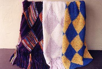 Ann Norling Entrelac Throw Pattern 34