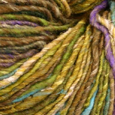 Noro Iro 066 Gold Pea Green Purple Aqua