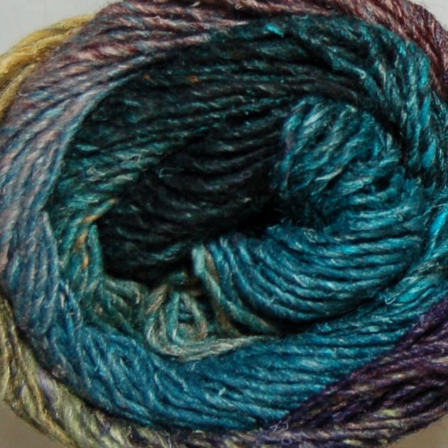 Noro Silk Garden 244 Gold, Purple, Brown, Cherry