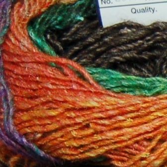 Noro Silk Garden Lite 2017 Yellow, Orange, Green, Brown, Black