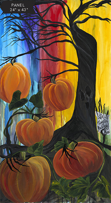 Carving Pumpkins Panel - 24 x 43 - 40010-59