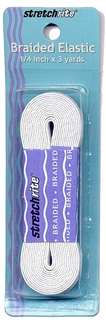 Stretch Rite Polyester Braided Elastic 3914W - ...