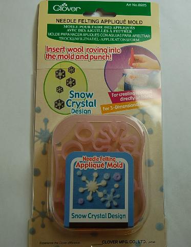 Clover Needle Felting Applique Mold #8925 - Sno...
