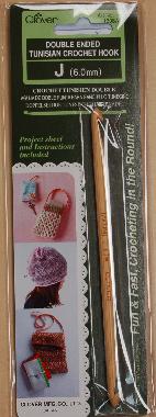 Clover Tunisian Crochet Hook J (6.0 mm)