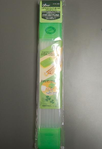 Clover #3119 Knitting Needle Tube Case - Green