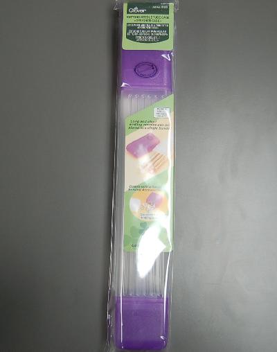 Clover #3120 Knitting Needle Tube Case - Purple