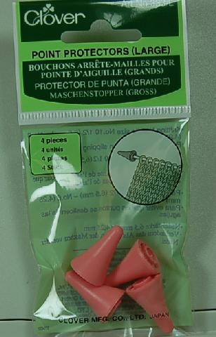 Clover  #333L Knitting Needle Point Protectors - Large