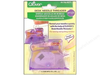 Clover #4071 Desk Needle Threader Purple
