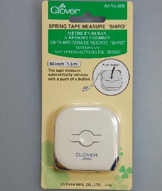 Clover #806 Shiro Spring Tape Measure Clover #806 Shiro Spring Tape Measure