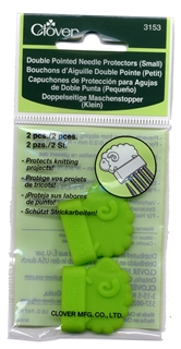 Clover #3153 Clover Double Pointed Needle Protectors 2Ct Small