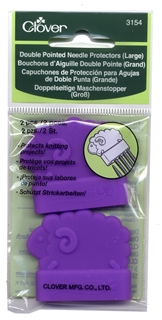 Clover #3154 Clover Double Pointed Needle Protectors 2Ct Large Clover #3154 Clover Double Pointed Needle Protectors 2Ct Large