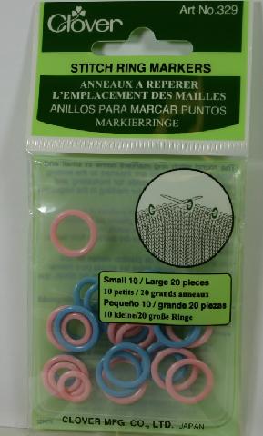 Clover  #329 Stitch Ring Markers