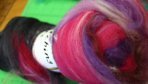 Bewitching Batts Hand Blended Art Batt - #048 - 3.0 ozs