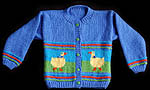 Cascade Childrens Duck Cardigan Pattern