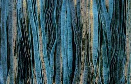 Prism Yarns Equinox Double Dyed Ribbon Yarn Colorway Blue Lagoon