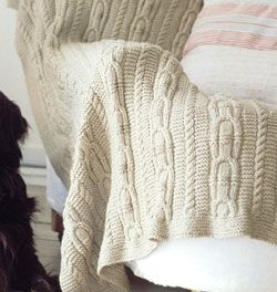 Debbie Bliss Cabled Throw Kit