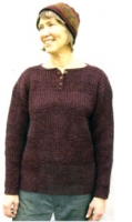 Green Mountain Spinnery Pattern Ragg Pullover