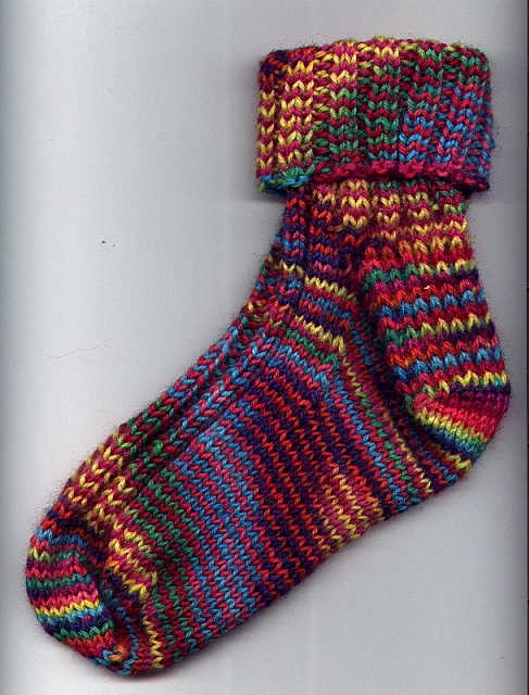 Encore Worsted Ribbed Socks Pattern #F060