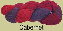 Prism Saki Sock Yarn Colorway Cabernet