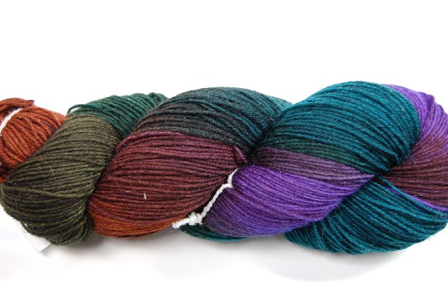 Prism Saki Sock Yarn Colorway Autumn