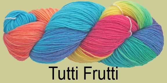 Prism Saki Sock Yarn Colorway Tutti Frutti