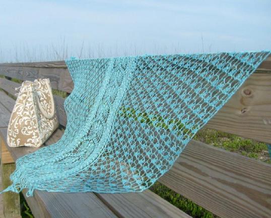 Vilano Beach Crochet Shawl by Renee Barnes