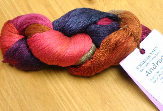 Schaefer Andrea Lace Yarn Colorway Rosa Parks
