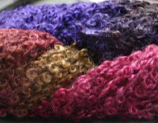 Schaefer Blossom Yarn in Potluck Colorway Brown Purple Pinks - One of a Kind!