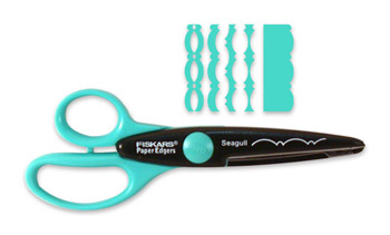 Fiskars Paper Edgers Scissors - 8255 Seagull Wide