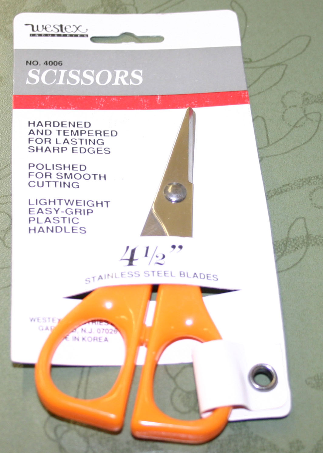 Westex Lightweight Stainless Steel Scissors 4.5 inch Westex Lightweight Stainless Steel Scissors 4.5 inch