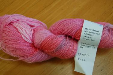 Seacoat Handpainted Yarns Merino Tencel Sock - Cherry Fizz