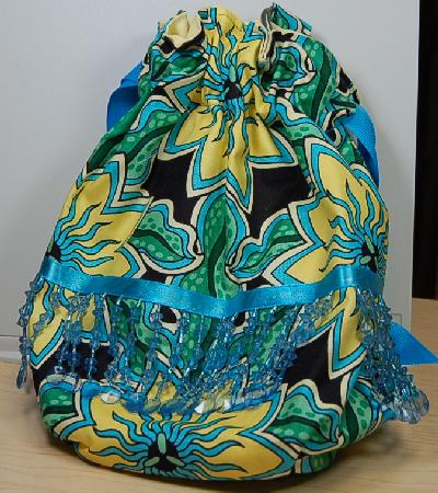 Sereknity Knit Along Project Bag - Yellow / Green