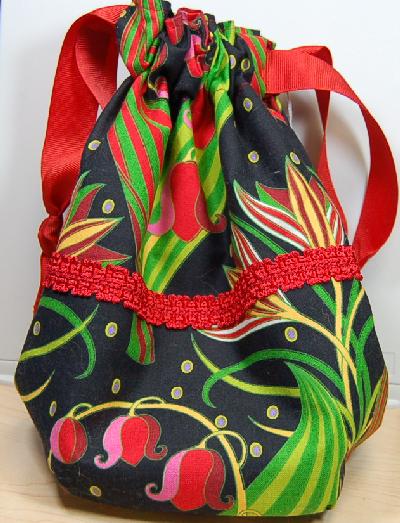 Sereknity Knit Along Project Bag - Red
