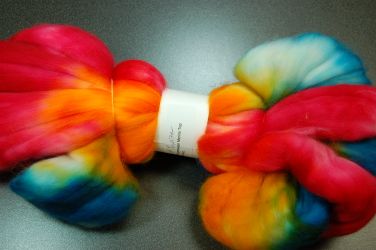 Sereknity 100% Superwash Merino Top Roving 4-oz - Eye of Jupiter