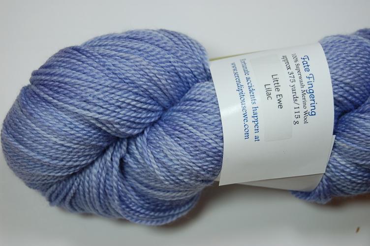 Serendipitous Ewe Fate Fingering Little Ewe Sock Yarn #205 Lilac