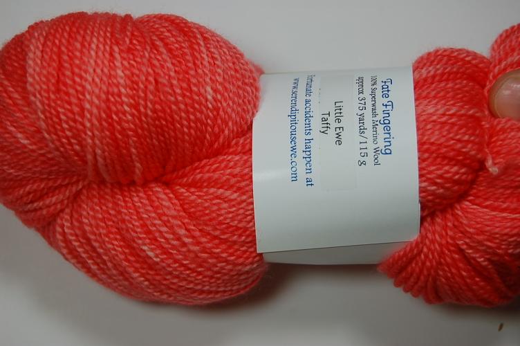 Serendipitous Ewe Fate Fingering Little Ewe Sock Yarn #208 Taffy