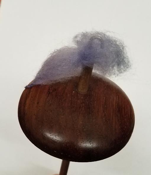 Rosamond Spindle - East Indian Rosewood Dished Drop Spindle - 2.5 inch 1.5 oz