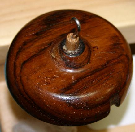 Heartwood Spindle - Kingwood Drop Spindle - 2.5 inch 1.3 oz