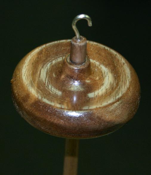 Heartwood Spindle - Black Walnet Drop Spindle - 2.25 inch 0.6 oz
