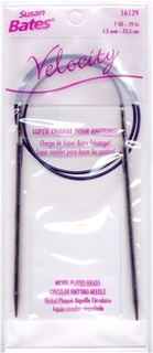 Susan Bates Velocity Knitting Needles US  #7 (4.5 mm) 29 inch (73.5 cm)
