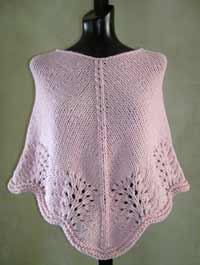 Sweater Babe Scalloped Edge Poncho Knit Pattern 28