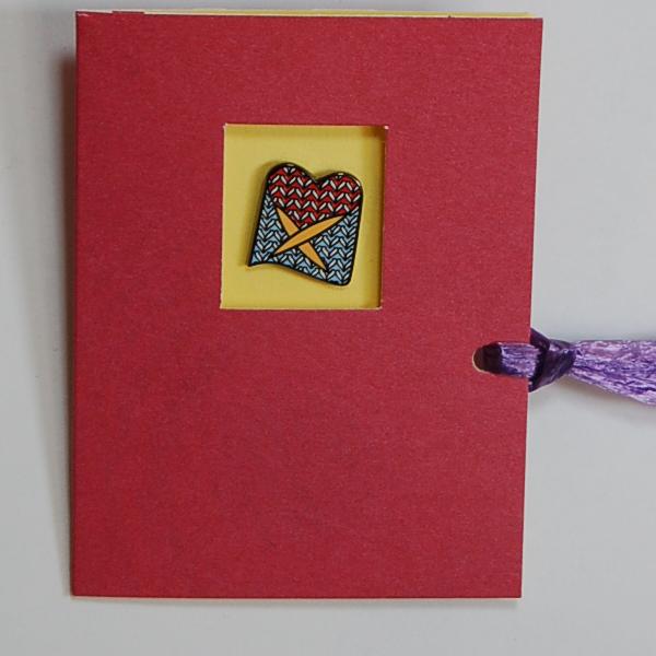 Sweet Little Things Knitting Pin - Heart Stitch Pin