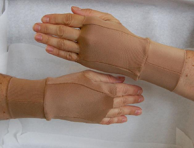 Thera-Glove Wrist Wrap Glove Large - Tan